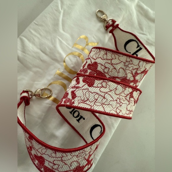 CHRISTIAN DIOR Cloth Embroidered M Dioramour D-Royaume Lady D-Lite ~ LIKE NEW - Picture 5 of 15